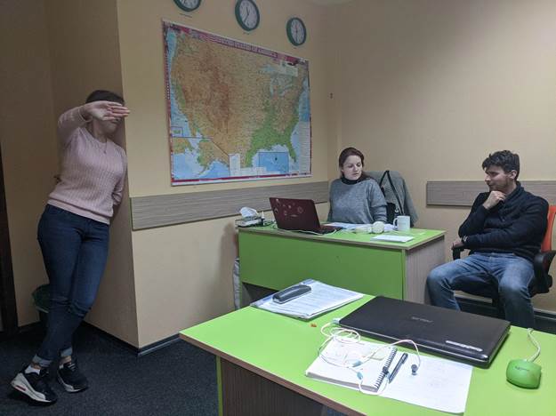 Actual real office of the Green Web Company