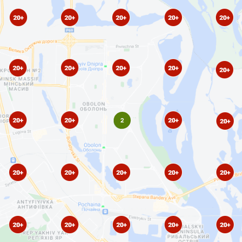 Local serch ranking gif for Driver Kyiv