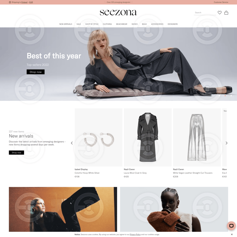 seezona - online luxury sweedish store